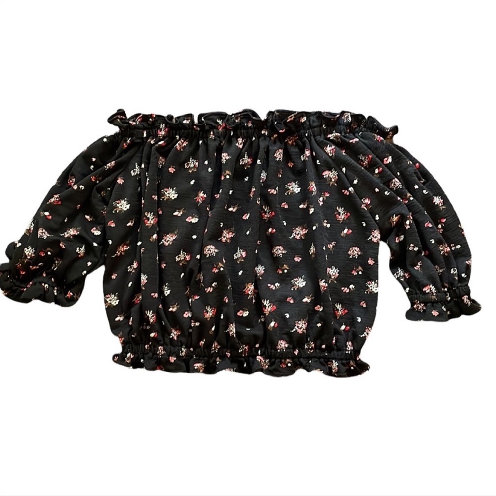 Express Floral Off Shoulder Top